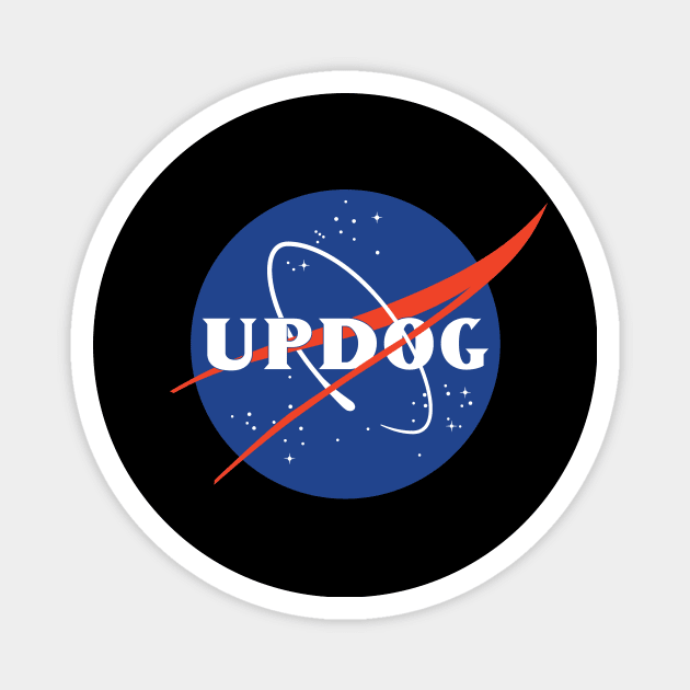 Spacey Updog Magnet by DCLawrenceUK